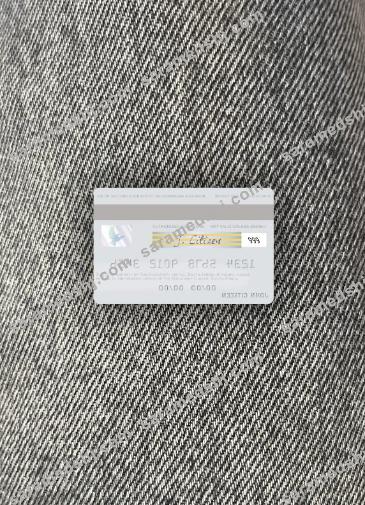 South Africa Discovery Limited visa debit card photolook back